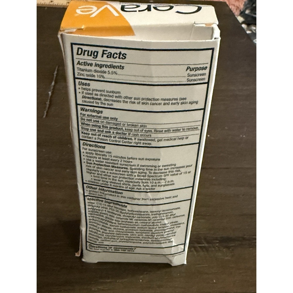 CeraVe Hydrating Mineral Sunscreen SPF 30 Face Sheer Tint - 1.7 FL OZ [EXP:1/28] - Picture 3 of 6